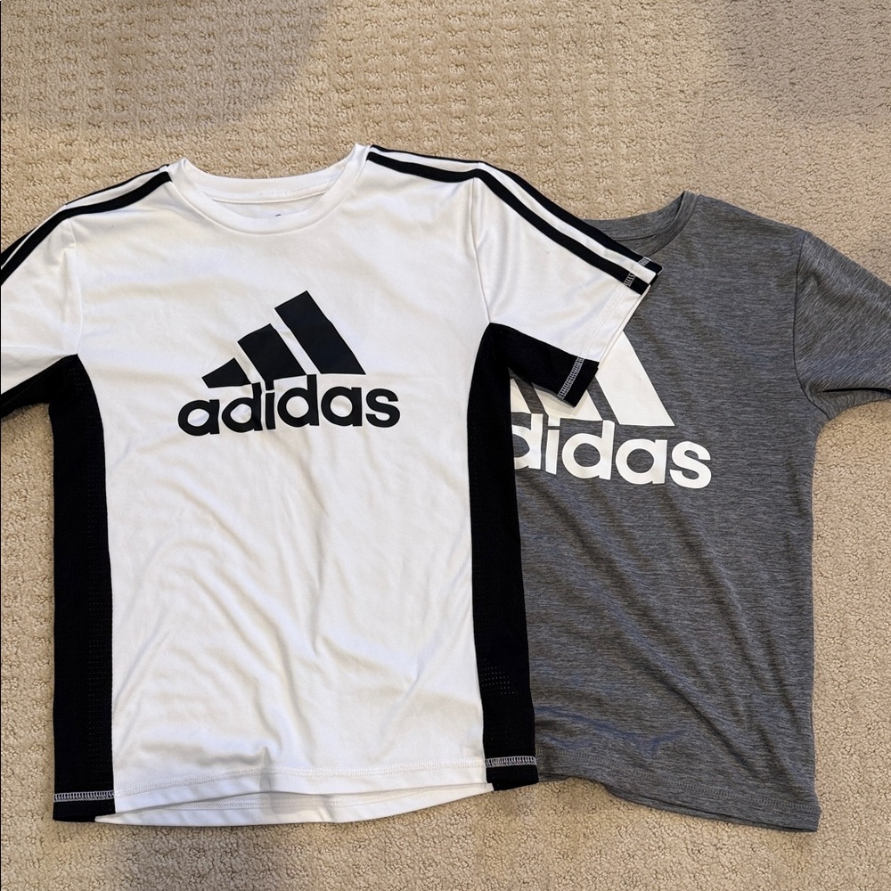 Adidas Boys Soccer T-Shirts/Jersies Set of 2:  Size-8